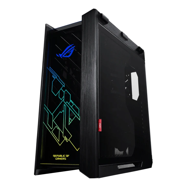 ROG Strix Helios RGB ATX/EATX mid-tower gaming case with tempered glass, aluminum frame, GPU braces, 420mm radiator support and Aura Sync |
