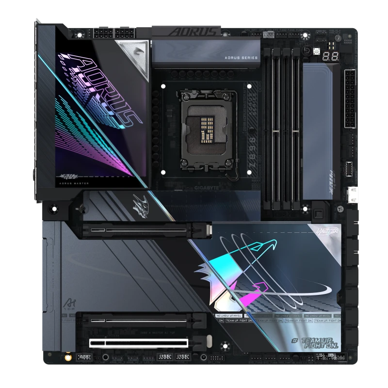GIGABYTE Z890 Aorus Master AI TOP LGA 1851 E-ATX Motherboard, Intel Z890 Chipset, 4x DDR5