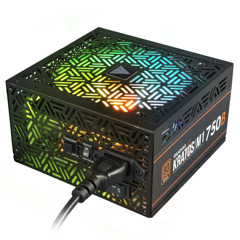 Gamdias KRATOS M1-750B 750W PSU ,Meets 80 PLUS Bronze Efficiency Supports Motherboard Sync Functionality