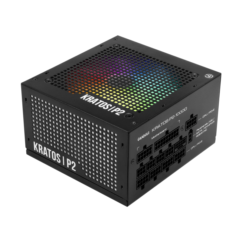 Gamdias KRATOS P2-1000G ,Fully Modular 1000W 80 Plus Gold ATX 3.0 & PCIe Gen 5.0 Ready