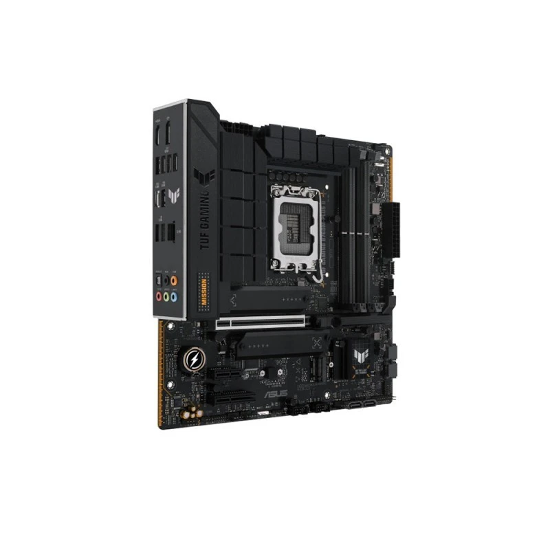 ASUS TUF GAMING B760M-PLUS II mATX Motherboard – Intel B760 LGA 1700, DDR5 up to 192GB, PCIe 5.0 x16, 2x M.2 NVMe, Wi-Fi 6, 2.5G LAN, USB-C