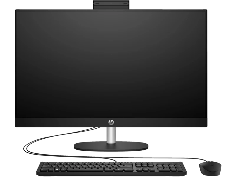 HP AIO  27-CR0155NH CORE i7-1355U 13TH GEN, 8GB RAM, 512GB SSD , DOS, 27" FHD Touch, Jet Black