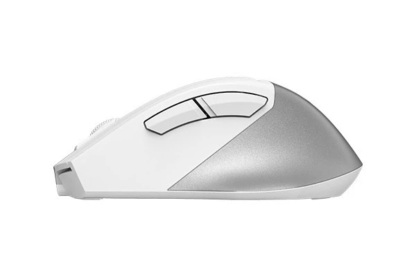 A4tech FB45CS Air Dual Functions Desk + Air Silent Clicks Mouse, Wireless 2.4GHz technology, Rechargeable - White | FB26CS