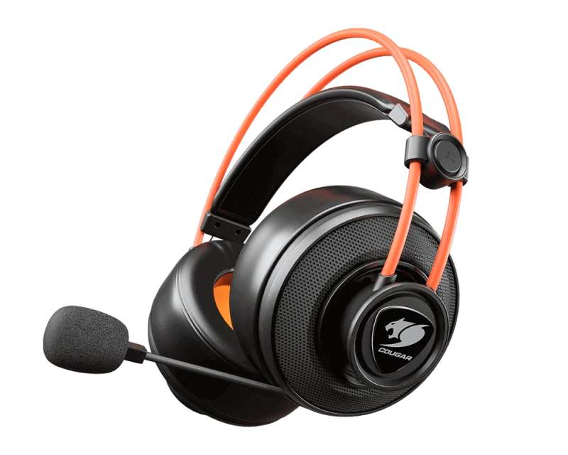 Cougar Immersa Ti Ex Stereo Gaming Headphone COMBO, Immersa Ti’s premium 9.7mm cardioid microphone