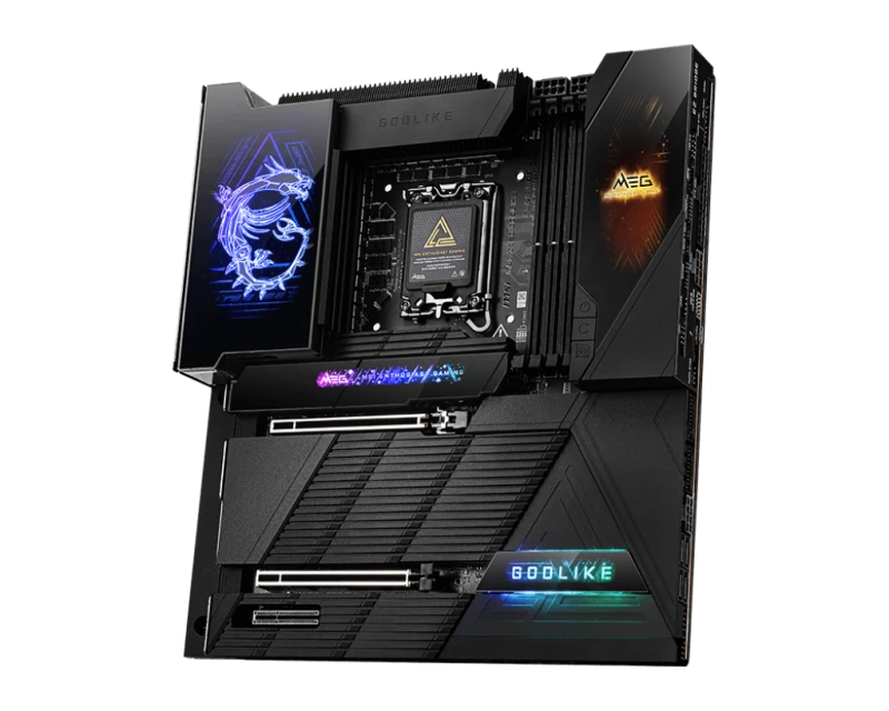 MSI MEG Z890 GODLIKE LGA 1851 E-ATX Motherboard, Intel Z890 Chipset, 4x DDR5 UDIMM Slots, Up to 256GB | 911-7E21-002