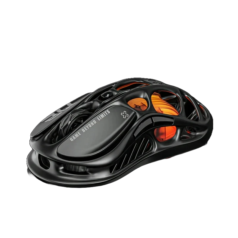 GravaStar Mercury M2 Wireless Gaming Mouse – 26 000 DPI PAW3395, 5 Programmable Buttons, 240IPS, 82 h Battery, Stealth Black