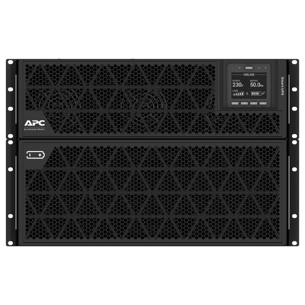 APC 20kVA | SRTG20KXLI/ Smart-UPS RT On-Line Rack/Tower, 20kW Power, 230V/380V...415V Input Voltage, Hard Wire 5 (3P+N+E)+3 Wire(1P+N+E), Network Card, 50/60Hz ± 4 Hz Freq, RS232 / RJ45 & USB-B, Black
