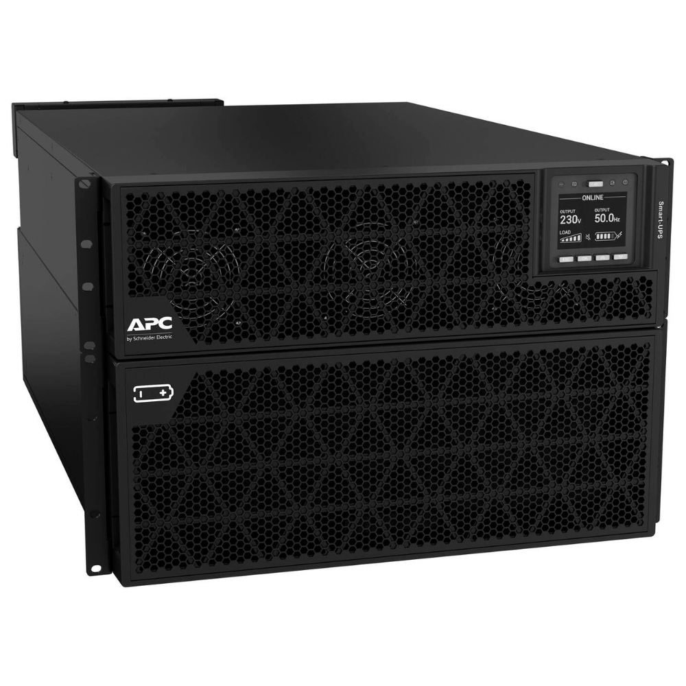 APC 20kVA | SRTG20KXLI/ Smart-UPS RT On-Line Rack/Tower, 20kW Power, 230V/380V...415V Input Voltage, Hard Wire 5 (3P+N+E)+3 Wire(1P+N+E), Network Card, 50/60Hz ± 4 Hz Freq, RS232 / RJ45 & USB-B, Black