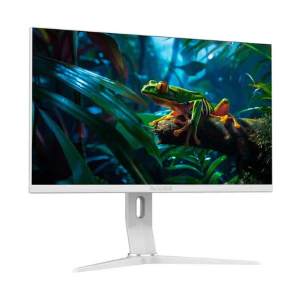 Sades AP-FROG 27" QHD Gaming Monitor, 180Hz refresh rate, 0.3ms MPRT,  IPS panel, RGB lighting backlight - White | A-HC02Q27w