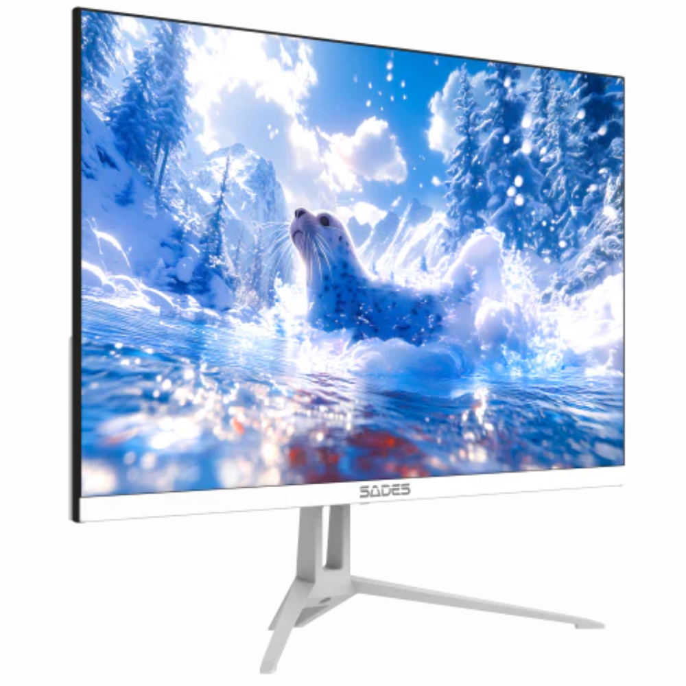 Sades ST-Seal SA-F01F22B, 22″ FHD 1920×1080, 120Hz, 1ms, HDMI 2.1, IPS, Flat Gaming Monitor – White