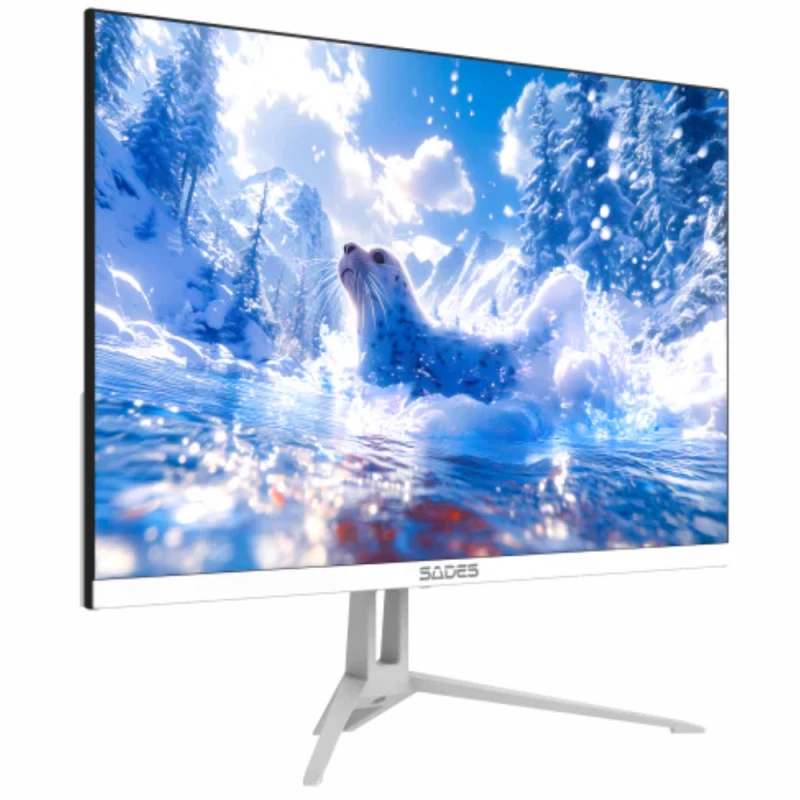 Sades ST-Seal SA-F01F22B, 22″ FHD 1920×1080, 120Hz, 1ms, HDMI 2.1, IPS, Flat Gaming Monitor – White