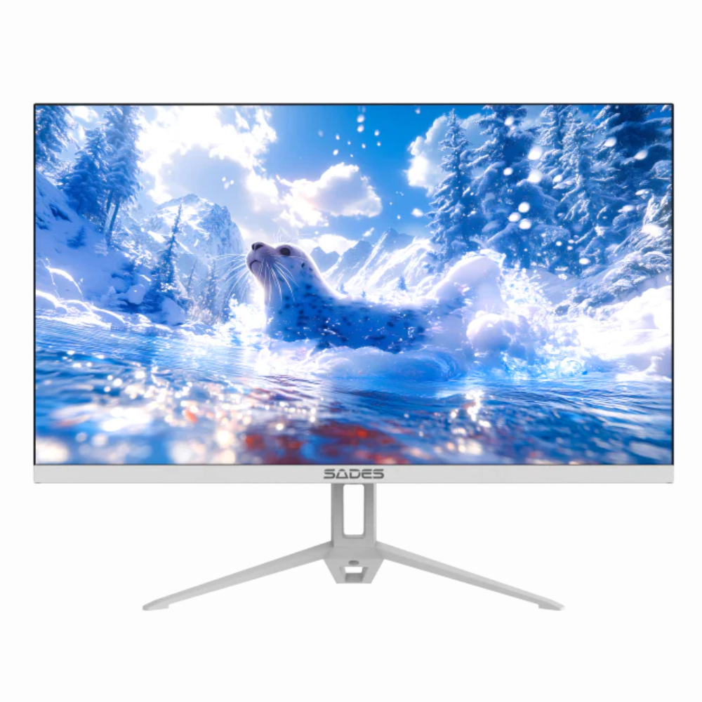 Sades ST-Seal SA-F01F22B, 22″ FHD 1920×1080, 120Hz, 1ms, HDMI 2.1, IPS, Flat Gaming Monitor – White