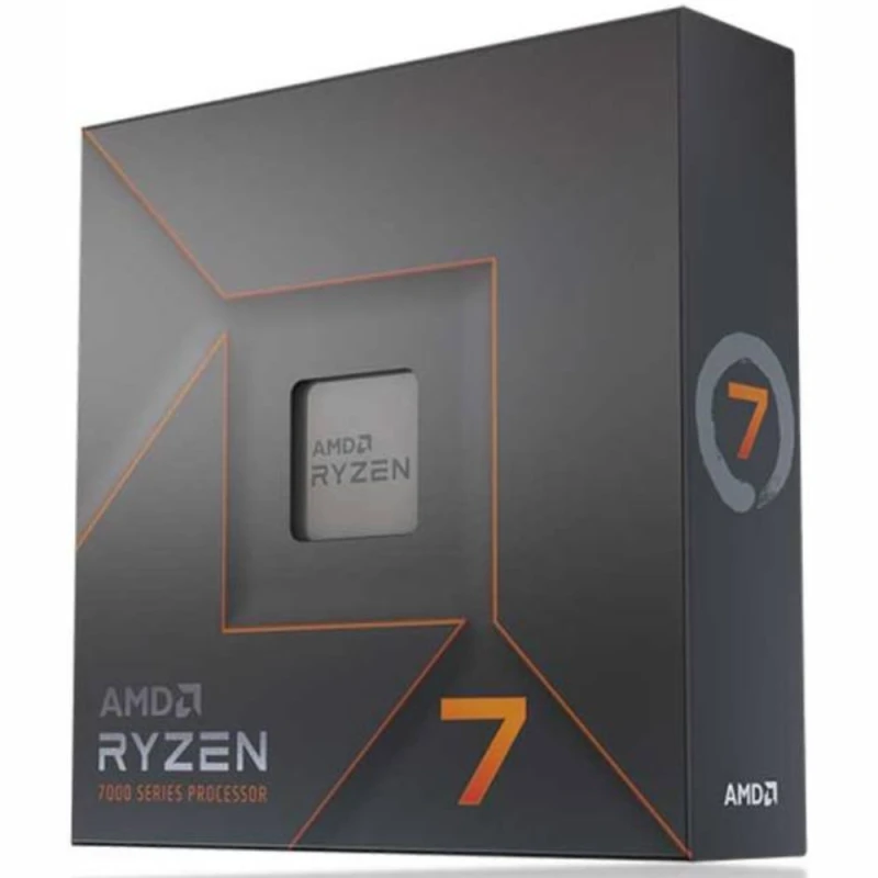 AMD Ryzen 7 7700X Desktop Processors, AM5 CPU Socket, 40MB Cache Memory, 16 Threads, 105W TDP, 2 Channels, 5200 MT/s Speed, 8 Cores 4.5GHz Up to 5.4GHz, 28/24 PCIe | 100-100000591WOF