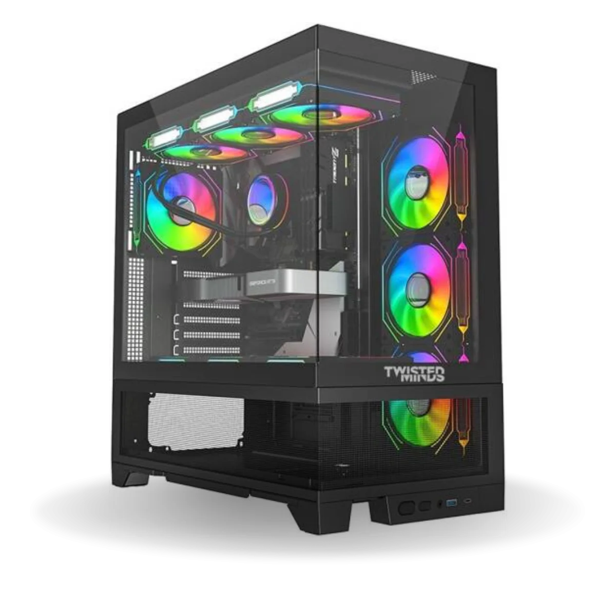 CrimsonDrive Gaming PC, Core i9-13900KF, Nvidia RTX 4060 OC 8GB, 32 GB RAM (2 x 16GB) DDR5 6400Mhz, 2TB NVMe SSD, AIO Liquid CPU Cooler, 750W 80 Plus Std, WiIFi+BT,