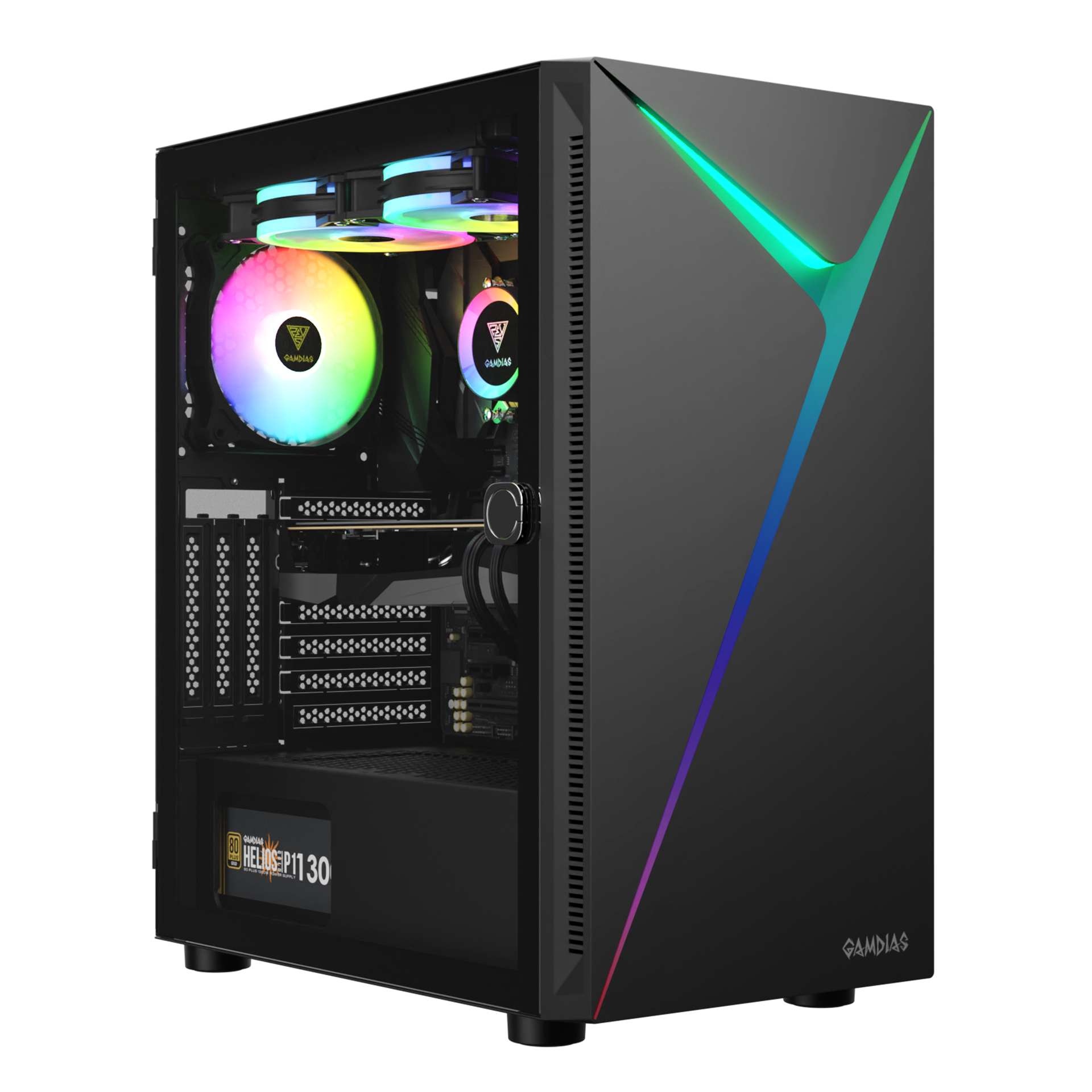 TitanPulse Gaming PC, AMD Ryzen 5 7600X, GeForce RTX 4060 OC 8 GB, 32GB 6000 DDR5 RAM, 2TB NVMe PCIe 4.0 SSD, 750W, Win 11 Pro, Liqued CPU Cooler,
