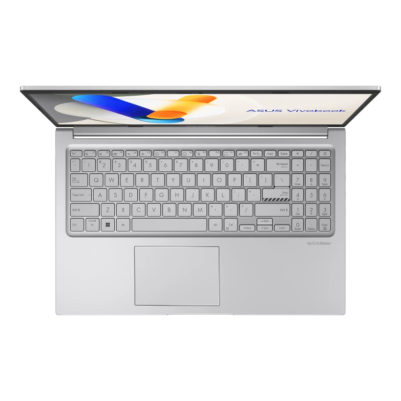 ASUS Vivobook 15 – Intel Core i5-120U, 8GB RAM, 512GB SSD, 15.6” FHD, Win11, Eng-Arab Keyboard – Silver (X1504VA-NJ582W)