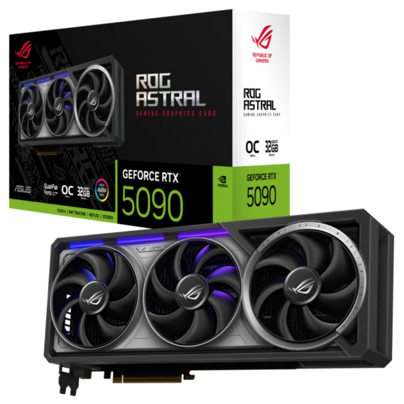 ASUS ROG Strix GeForce RTX 5090 32GB GDDR7 OC Edition Gaming Graphics Card | 90YV0LW0-M0NA00