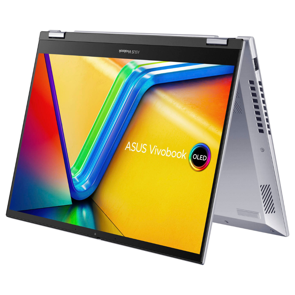 ASUS Vivobook S 14 Flip Laptop, 14" WUXGA IPS 60Hz Touch Display, Intel Core i5-1335U, 8GB RAM, 512GB SSD, Intel UHD Graphics,  Win11 Home, Cool Silver | TP3402VA-LZ255W