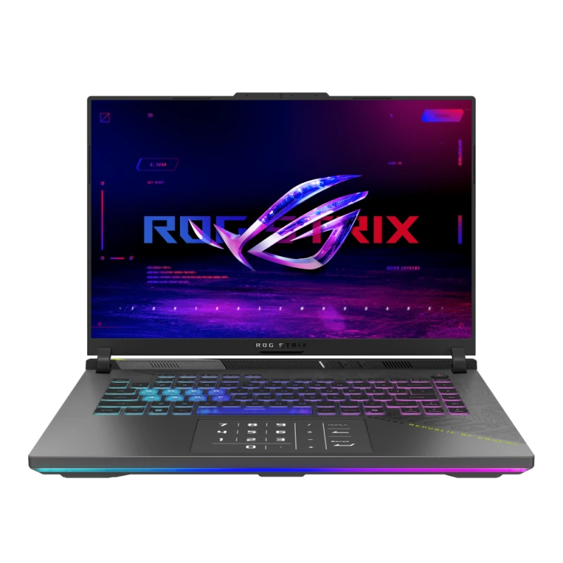 ASUS ROG Strix G16 Gaming Laptop – Ryzen 9 8940HX, RTX 5060 8GB, 16GB RAM, 1TB SSD, 16" WQXGA 240Hz, Win11, Eng-Arabic Keyboard – Eclipse Gray | G614PM-G161W