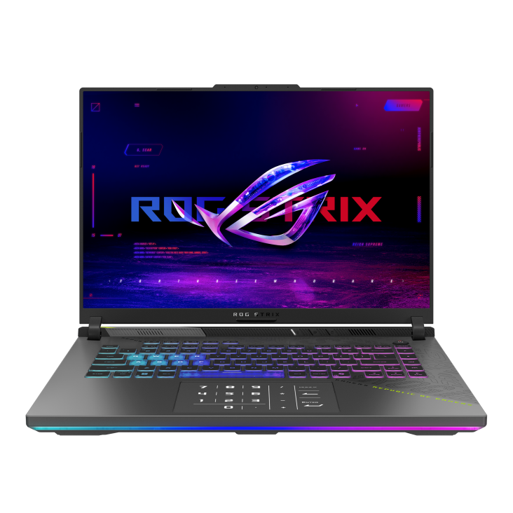 ASUS ROG STRIX G16,  AMD Ryzen 9 9955HX3D, 32GB RAM, 1TB SSD, 16" WQXGA 240Hz, 12GB NVIDIA RTX 5070Ti, Win11 Home, Eng-Arab Keyboard, Gray + ROG Backpack | G614FR-G32X3D