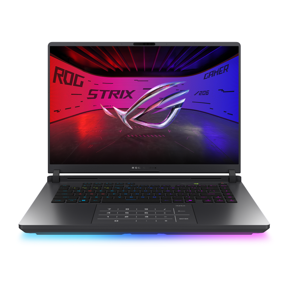 ASUS ROG Strix G16 (2025) G615,  Intel Core Ultra 7 255HX, 16GB RAM, 1TB SSD, 16" WQXGA 240Hz, 8GB NVIDIA RTX 5060, Win 11 Home, Eng-Arb Keyboard, Eclipse Gray, 2 Years Asus Warranty | G615LM-G1SU7161W
