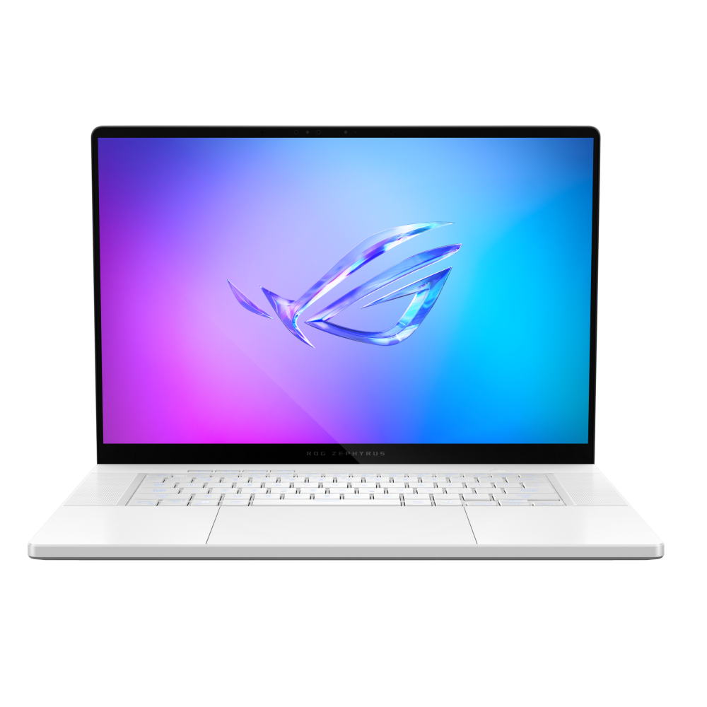 ASUS ROG ZEPHYRUS G16, AMD Ryzen AI 7 350, 32GB RAM, 2TB SSD, 16.0" OLED WQXGA 240Hz, 8GB NVIDIA RTX 5070, Win 11 Home, Eng-Arab Keyboard, White + ASUS Sleeve & Mouse | GA605KP-AI-OLED322W