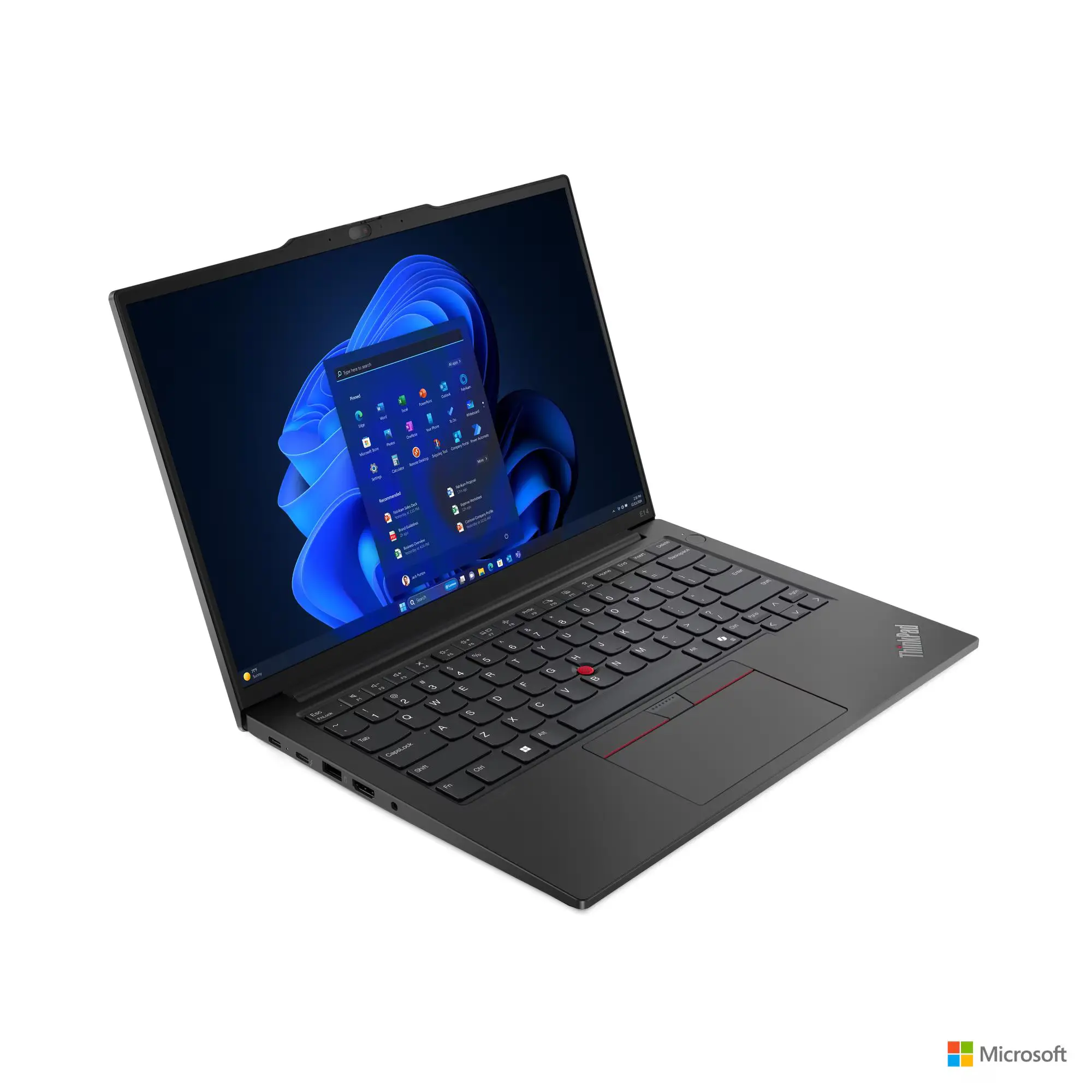 LENOVO THINKPAD E14, Intel Core Ultra 7 155H, 16GB RAM, 512GB SSD, 14"WUXGA, Intel Graphics, Win 11 Pro, Eng Arab Keyboard, 2 Years Lenovo Warranty