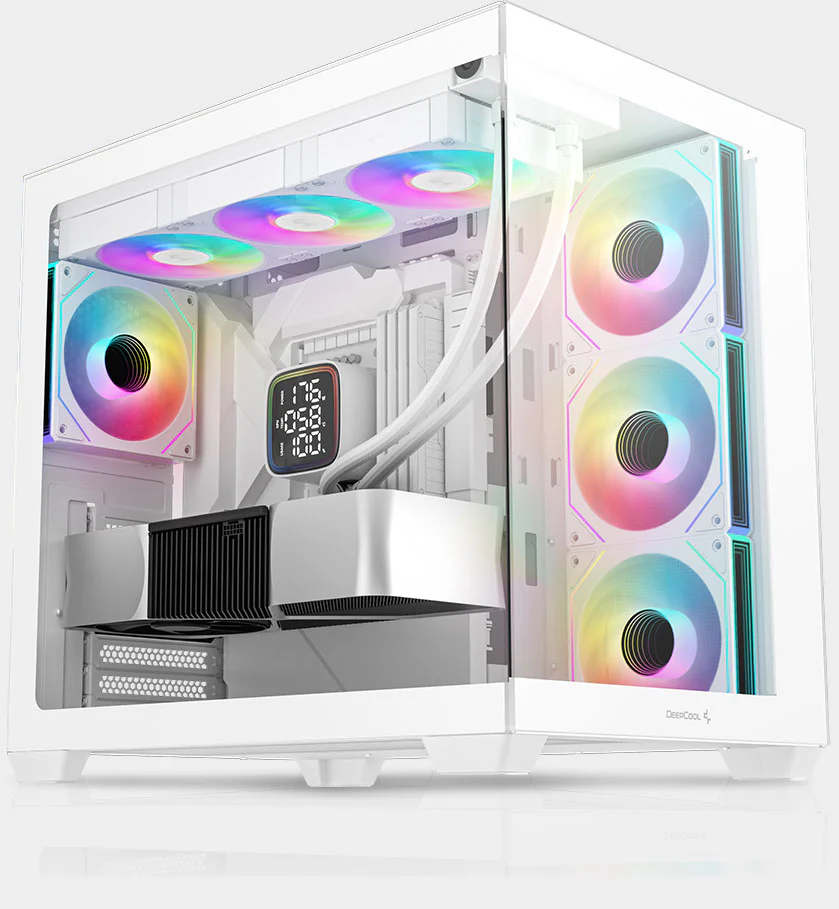 PowerCore Ultra, AMD Ryzen 9 9900X3D, RTX 5070 OC 12GB GDDR7, 32GB DDR5 Memory, 1TB NVMe SSD, 360mm Multi-Line Display AIO, 850W PSU, WiFi 6E, RGB Case