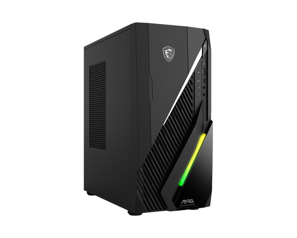 MSI MAG Infinite E1 Gaming PC, Intel Core i5-14400, H610 Motherboard, 500W PSU, No RAM, No GPU, No SSD | 936-B91111-001