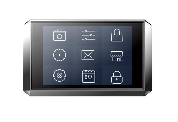 V2COM H3 Smart Steam Hub - 3.5" IPS Touchscreen, 320×480 Resolution, 60Hz, USB-C Dock, Control Buttons, Real-Time Monitoring