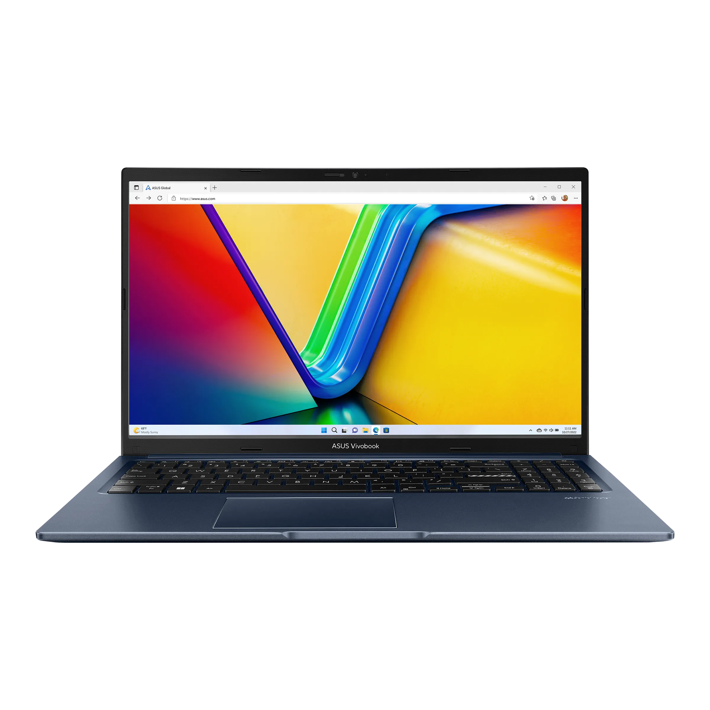 ASUS VIVOBOOK 15 Laptop, AMD Ryzen 7 7730U, 16GB RAM, 512GB SSD, 15.6" FHD, AMD Radeon Graphics, Win11 Home, Eng-Arab Keyboard, Blue | M1502YA-NJ116W