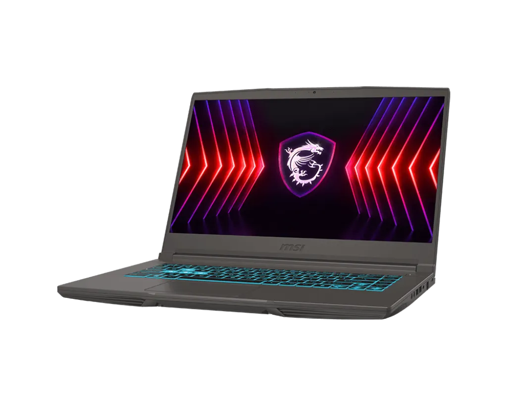 MSI THIN 15 B13UC Gamin Laptop Intel Core i5 13420H, 8GB RAM, 512GB SSD, 15.6"FHD IPS 144Hz, 4GB NVIDIA RTX3050, Win 11 Home, Eng-Arab Keyboard, Gray, MSI Warranty | 9S7-16R831-3098