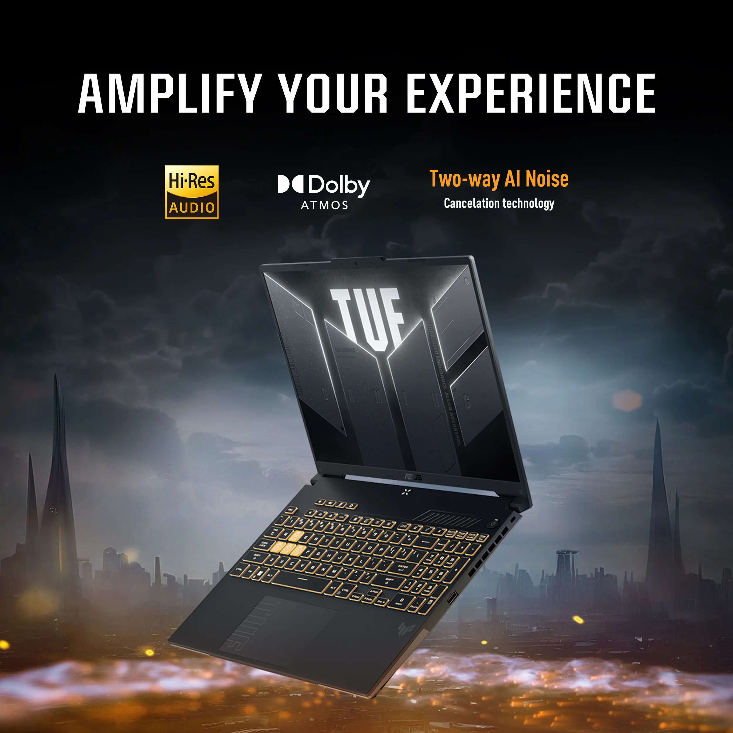 ASUS TUF GAMING F16,  Intel Core 5 210H, 16GB RAM, 512GB SSD, 16.0" WUXGA 144Hz, 6GB NVIDIA RTX 3050, Win11 Home, Eng-Arab Keyboard, Gray | FX607VJ-RL012W