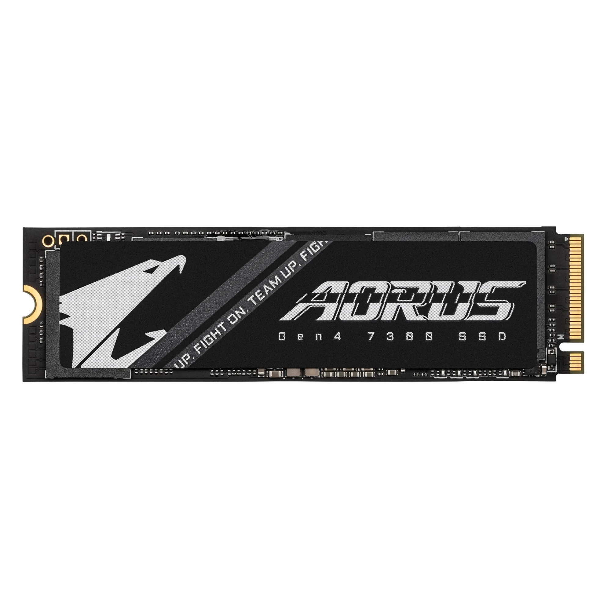 Gigabyte AORUS Gen4 7300 2TB SSD (w/o heat spreader), 7300 MB/s Seq., PCIe 4.0x4, NVMe 1.4 Interface, DDR4 1GB DDR Cache, M.2 2280 | AG4732TB N