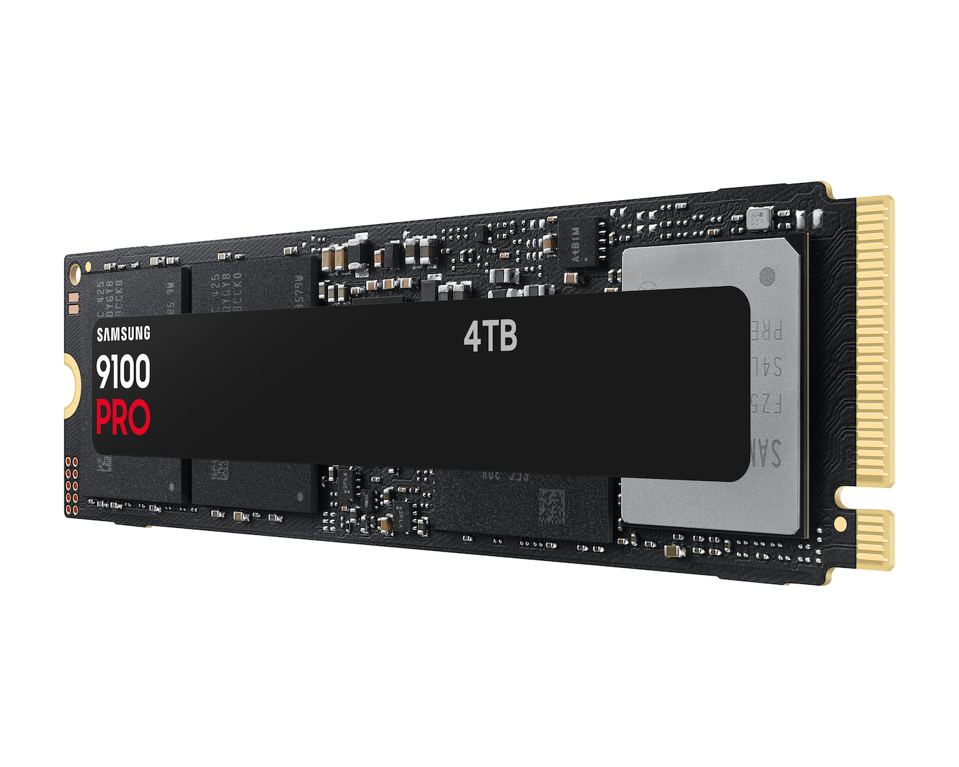 Samsung 9100 PRO PCIe 5.0 NVMe M.2 4TB SSD, 14,800/ 13,400 MB/s Sequential Speeds, 4GB Low Power DDR4X SDRAM Cache Memory | MZ-VAP4T0BW