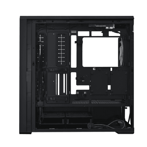 LANCOOL 217 INF black Mid-Tower Case, Infinity Mirror Front Panel, High Airflow (2x 170mm Fans), Back-Connect Compatible | G99.LAN217INFXW.00