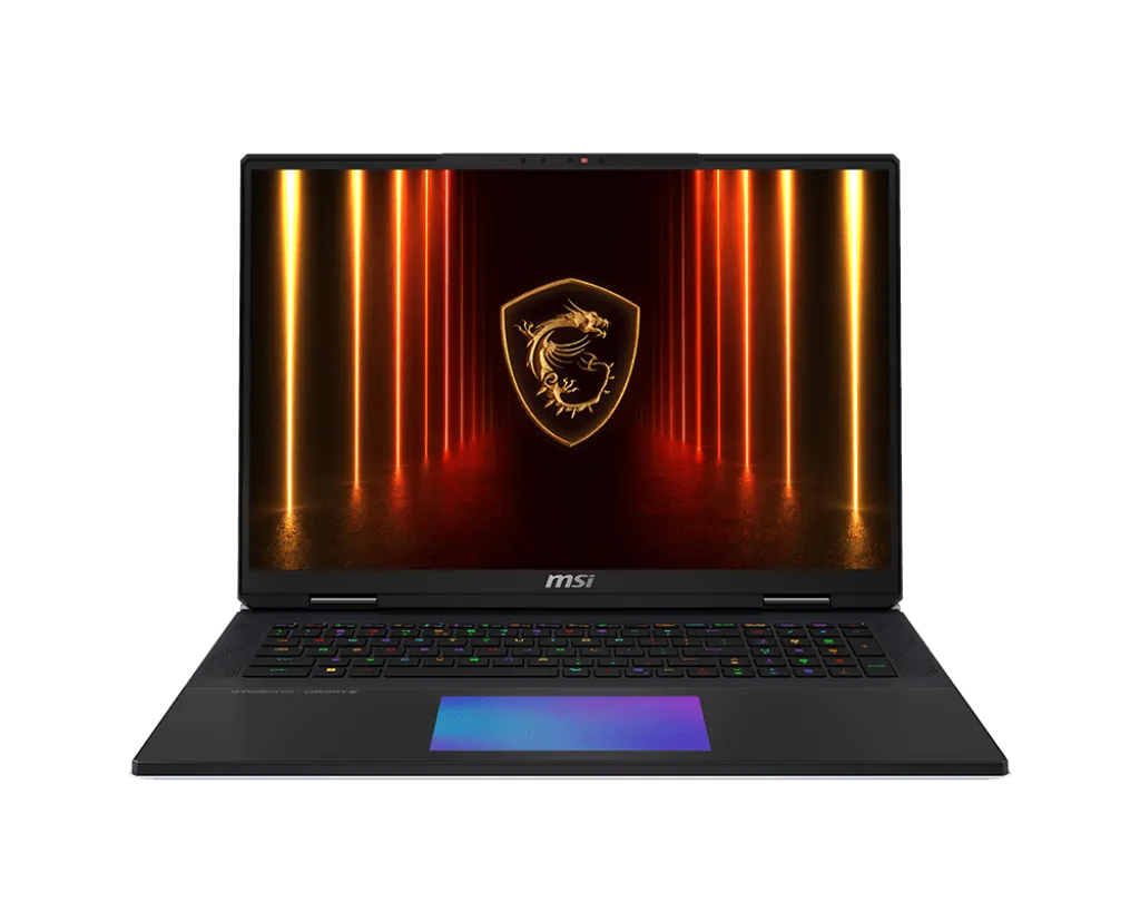 MSI TITAN 18 HX AI A2XWJG, Intel Core Ultra 9 285HX, 96GB RAM, 4TB SSD, 18" UHD+ Mini LED 120Hz, 24GB NVIDIA RTX 5090, Win 11 Home, Eng-Arab Keyboard, Black + Backpack, Mouse & 256GB Dual Drive