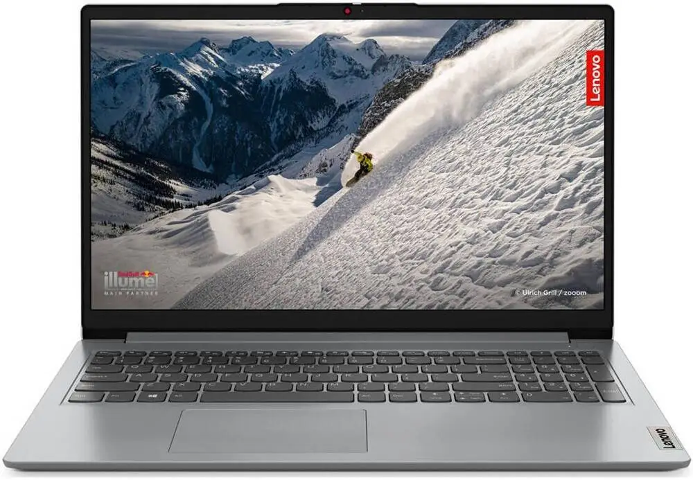 Lenovo IdeaPad 1 15AMN7 Laptop, 15.6" FHD IPS Display, AMD Ryzen 5 7520U, 8GB RAM, 512GB SSD, AMD Radeon 610M Graphics, Non-Backlit Arabic K/B, Windows 11 Home, Cloud Grey | 82VG00DNAX