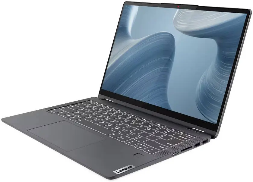 Lenovo IdeaPad Flex 5 14IAU7 Laptop, 14" WUXGA IPS Touch Display, Intel Core i5-1235U, 8GB RAM, 512GB SSD, Intel Iris Xe Graphics, Backlit ENG-ARAB Keyboard, Win11, Storm Grey | 82R700KLAX