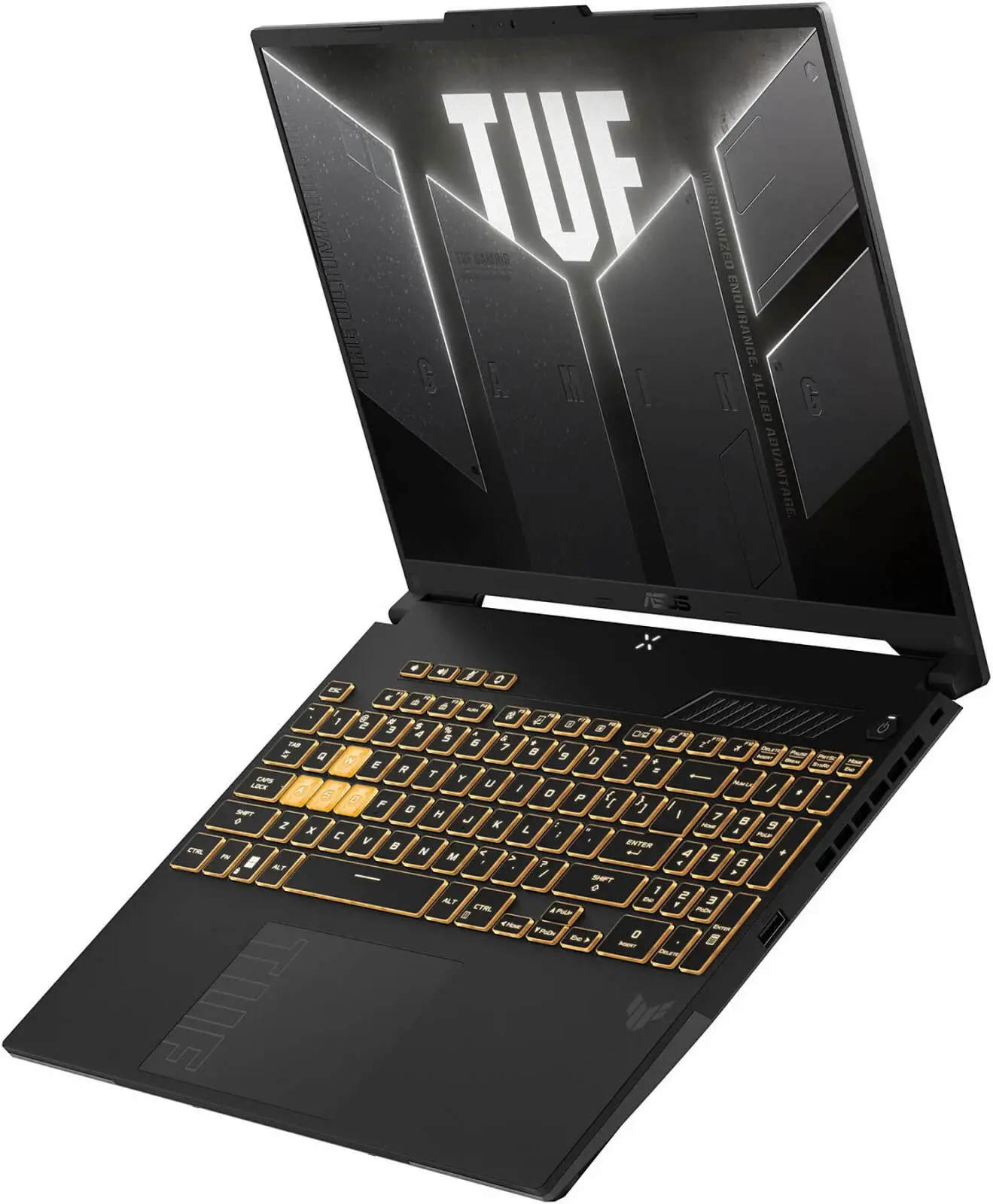 ASUS FX607VU TUF Gaming F16 Laptop, 16" WUXGA Display, Intel Core 5 210H, 16GB RAM, 512GB SSD, GeForce RTX 4050 6GB GPU, ENG-ARB Keyboard, Windows 11, Mecha Gray | 90NR0N06-M006X0