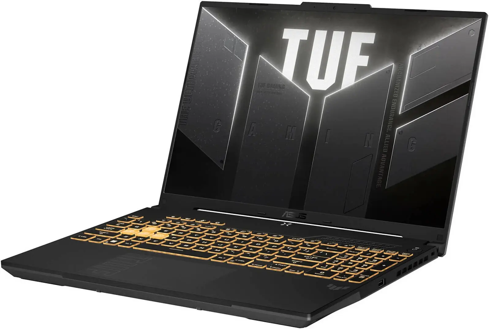 ASUS FX607VU TUF Gaming F16 Laptop, 16" WUXGA Display, Intel Core 5 210H, 16GB RAM, 512GB SSD, GeForce RTX 4050 6GB GPU, ENG-ARB Keyboard, Windows 11, Mecha Gray | 90NR0N06-M006X0