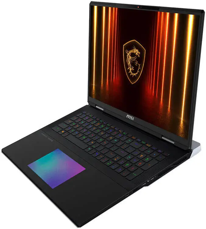 MSI TITAN 18 HX A2WJ Gaming Laptop, Intel Core Ultra 9 290HX Plus, 64GB RAM, 2TB SSD, 18" UHD+ Mini LED 240Hz, 24GB NVIDIA RTX 5090, Windows 11 Home, Eng-Arab Keyboard, Black + MSI Mouse| 9S7-182411-1082