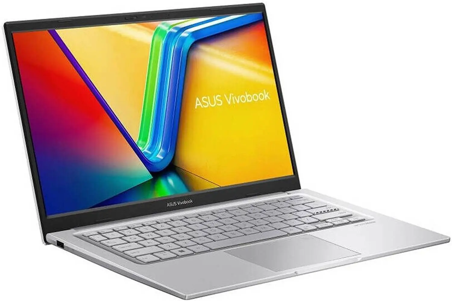 ASUS Vivobook 14 X1404VA Laptop, 14" FHD IPS Display, Intel Core 5 120U, 16GB RAM, 512GB SSD, Intel Graphics, English-Arabic Keyboard, Windows 11 Home, Cool Silver | 90NB13U2-M01730