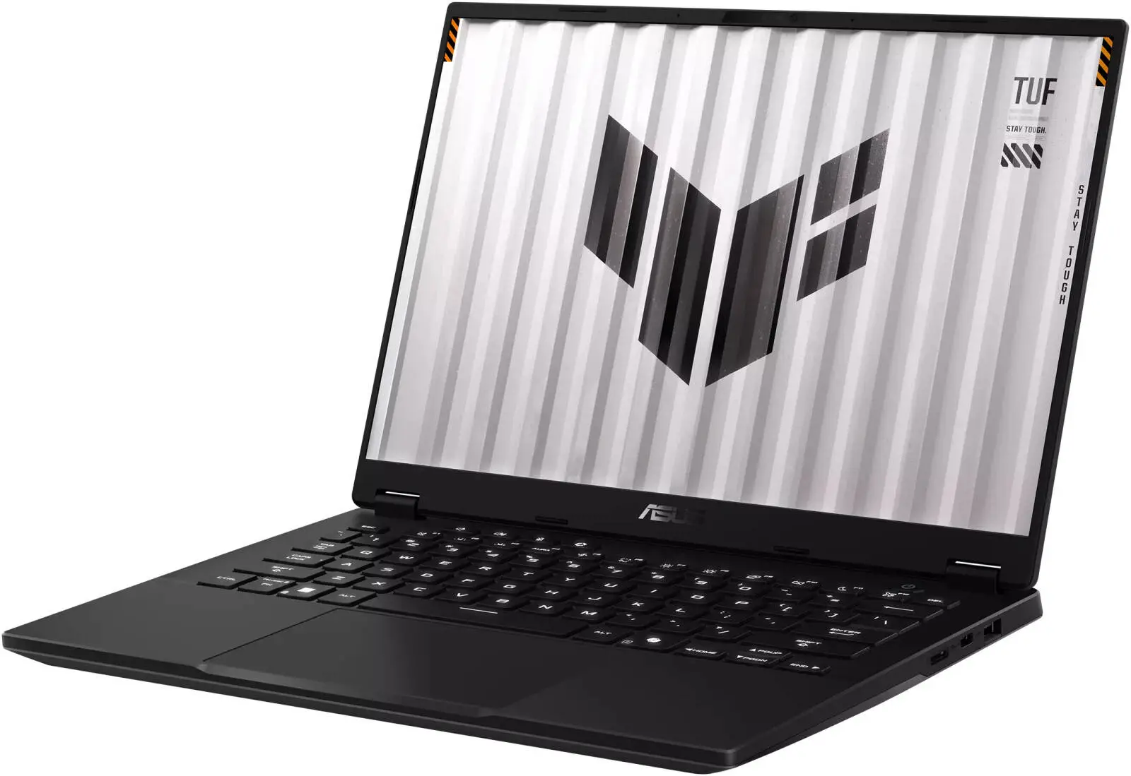 ASUS TUF Gaming A14 FA401KM-G161W Gaming Laptop, 14" WQXGA 165Hz Display, AMD Ryzen AI 7 350, 16GB RAM, 1TB SSD, GeForce RTX 5060 8GB GPU, Win11Home, English-Arabic K/B, Gray + ASUS Backpack & Mouse | 90NR0KG1-M000Y0