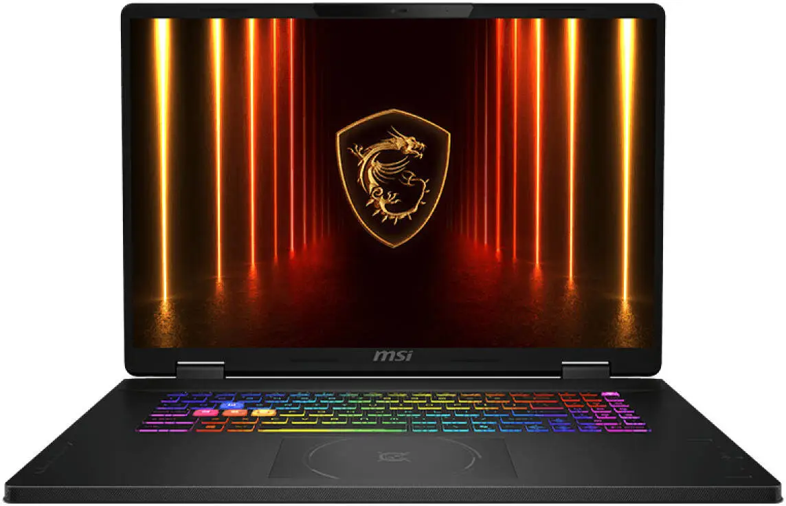 MSI Crosshair 18 HX AI A2XWFKG Gaming Laptop, 18" QHD+ IPS 240Hz Display, Intel Core Ultra 7 251HX, 16GB RAM, 1TB SSD, GeForce RTX 5060 8GB Graphics, English-Arabic K/B, Windows 11 Home, Black | 9S7-184111-070