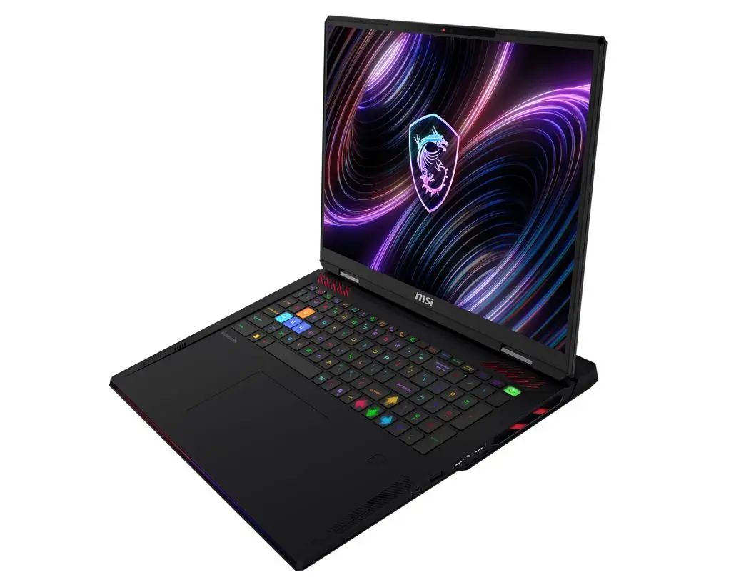 MSI Raider 18 Max HX A2WI Gaming Laptop, 18" UHD+ IPS 120Hz Display, Intel Core Ultra 9 290HX Plus, 32GB RAM, 2TB SSD, GeForce RTX 5080 16GB Graphics, English-Arabic K/B, Windows 11 Home, Black | 9S7-182462-1083