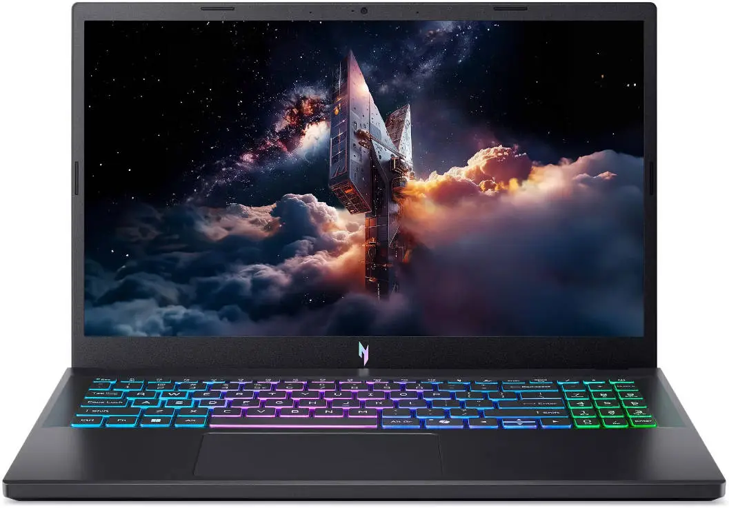 Acer Nitro V 15 ANV15-A31-R4B2 Gaming Laptop, 15.6" FHD IPS 165Hz Display, AMD Ryzen 7 170, 16GB RAM, 512GB SSD, GeForce RTX 5070 8GB Laptop GPU, English-Arabic K/B, Win11, Black | NH.U5UEM.001