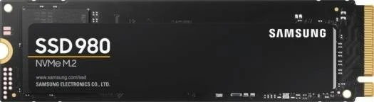 Samsung 980 250GB M.2 NVMe SSD, PCIe Gen 3.0 x4, Up to 2900MB/s Read, 1300MB/s Write, Black