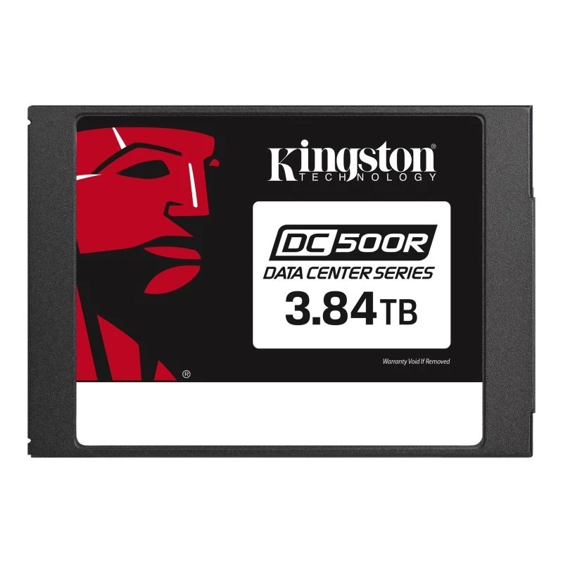 Kingston DC500R 3,84TB Enterprise SSD – 2,5″ SATA III 6 Gb/s, 555 MB/s Read, 256‑bit AES, Endurance 0.5 DWPD