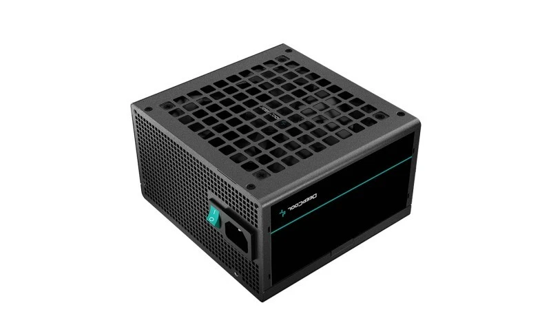 DeepCool PF500 500 W Power Supply, ATX 12 V v2.4, 80 PLUS Standard (85%), 120 mm Fan, Flat Black Cables